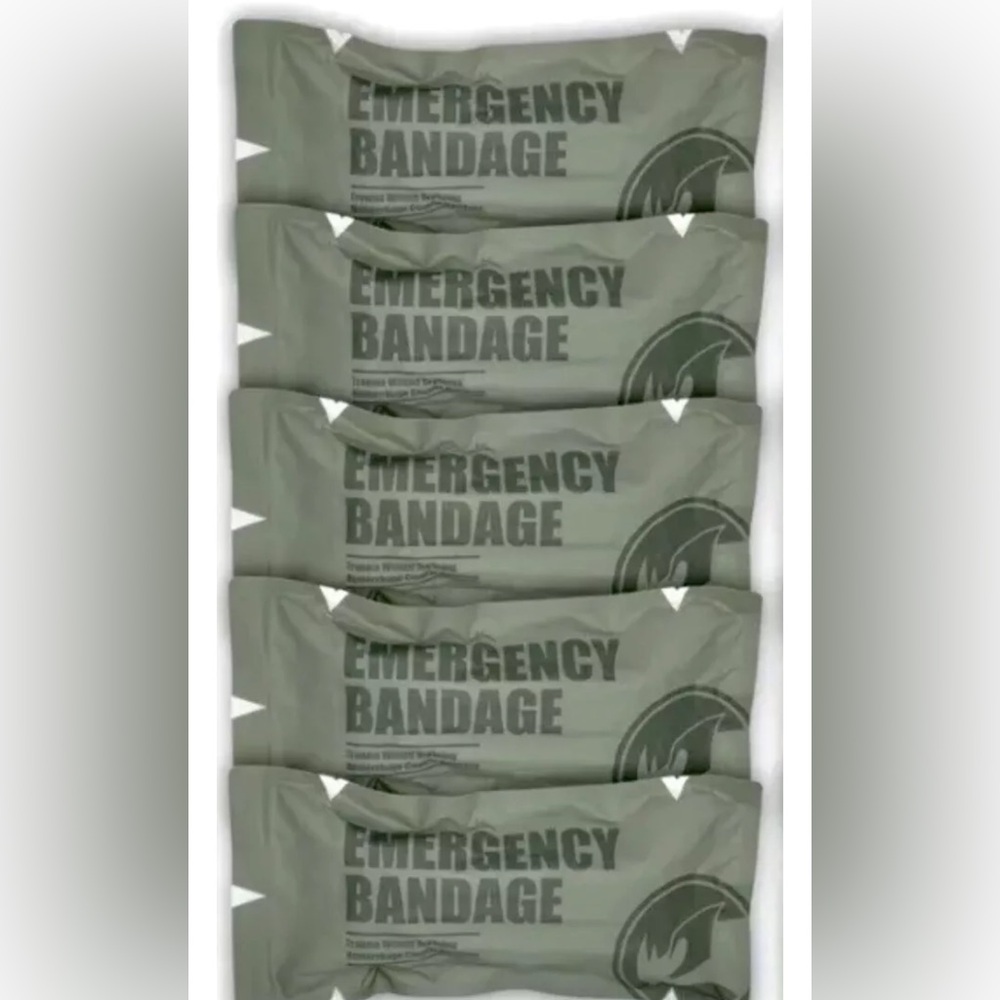 5-Pack RHINO RESCUE 6" Emergency Compression Bandage Israeli First Aid Kit
